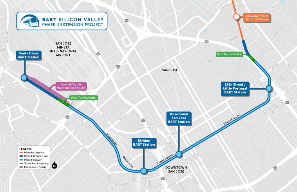 Phase II of the BART Silicon Valley Extension